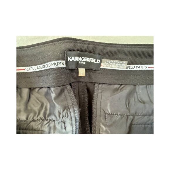 Karl Lagerfeld Paris Mid Rise Flare Pants, Size 6 - New - Picture 6 of 13